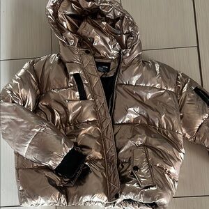 Metallic Puffer Jacket